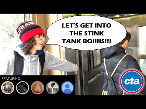 DISGUSTING Montgomery? Glass Hydraulic Elevators - CTA Jackson Red Line Station in Chicago, IL