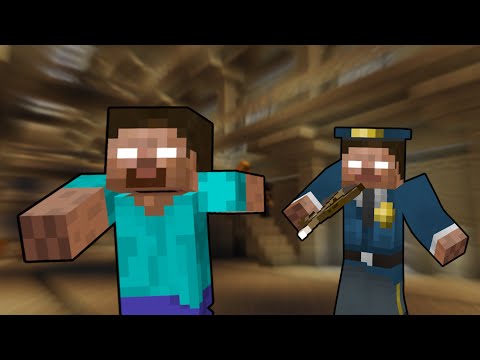 Minecraft Cops VS Prisoners with lil bro Nicolas!