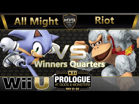 All Might (Sonic) vs. Riot (Donkey Kong) - Winners Quarters - CEO Prologue