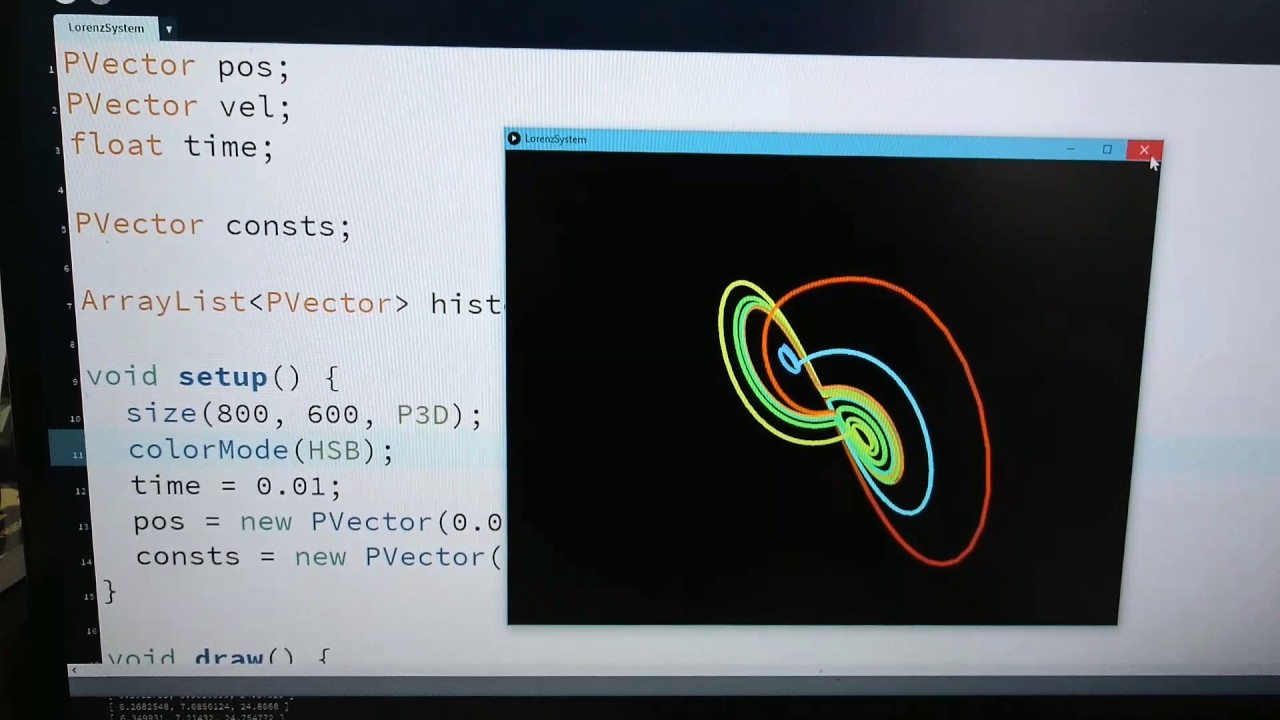 Lorenz Attractor Coding Challenge 2