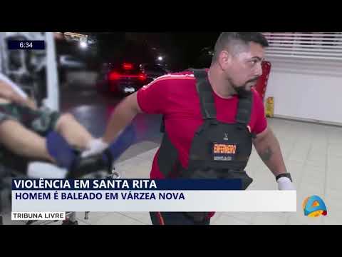 Tribuna Livre - Homem é baleado em Várzea Nova durante episódio de violência em Santa Rita