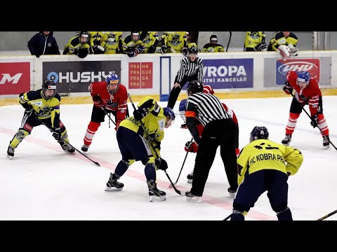 HC Kobra Praha ver. HC Chrudim, REDSTONE extraliga juniorů (HD)
