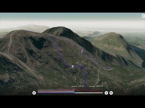 Scafell Pike from Wasdale Head route