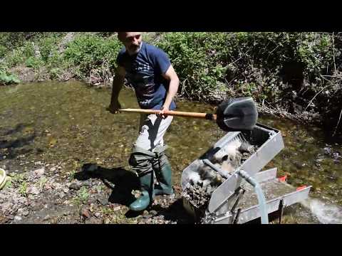 Ispiranje zlata na Brodici april 2018 (Gold panning Brodica river )