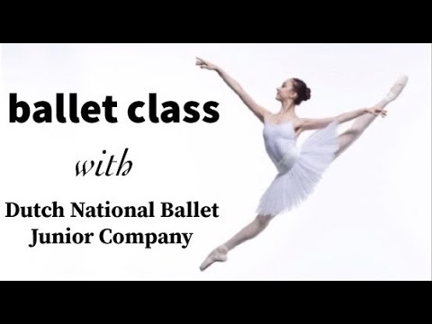 Ballet Class with Dutch National Ballet Junior Company - YAGP Partner - Teacher- Ernst Meisner