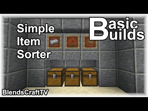 Simple Item Sorter - Minecraft Java 1.14.4