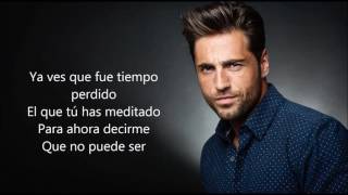 David Bustamante Total Letra