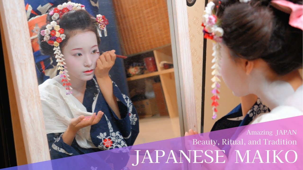 Maiko Behind the Scenes: 18-Year-Old High School Girls Learning Hair, Makeup, Kimono, and Dance