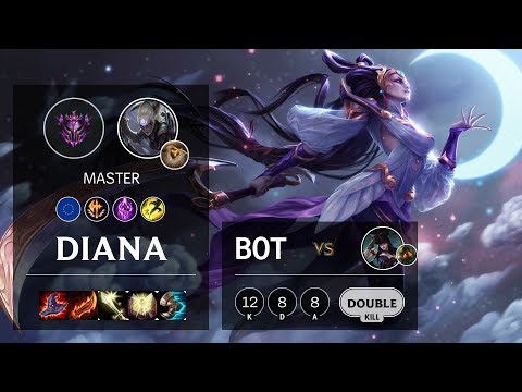 Diana Bot vs Caitlyn - EUW Master Patch 10.8