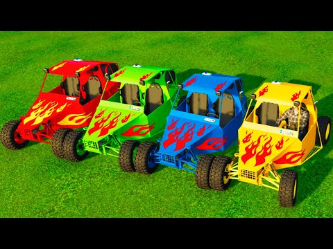 COLORED CAN AM OUTLANDER ATV HARD PARKOUR - Farming Simulator 22