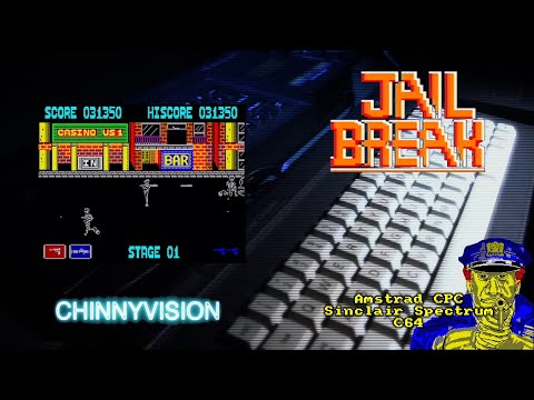 ChinnyVision - Ep 392 - Jail Break - Amstrad CPC, Spectrum, C64