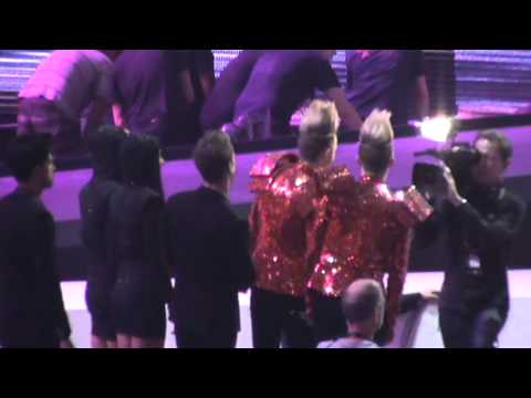 Moments before Irish first dress rehearsal- semifinal two ESC Dusseldorf 2011