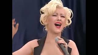 CHRISTINA AGUILERA performs "When You Wish Upon a Star" live at Disneyland's 50th Anniversary
