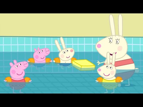 小豬佩佩和她的朋友們在游泳池裡學游泳 (Peppa Pig and Her Friends Learn to Swim in the Swimming Pool)