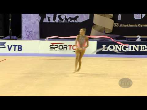 STANIOUTA Melitina (BLR) - 2014 Rhythmic Worlds, Izmir (TUR) - Qualifications Ribbon