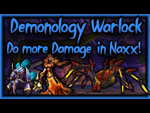 How to do more damage on Faerlina, Anub & Maexxna in Naxxramas - Spider Wing - Warlock Parsing Guide