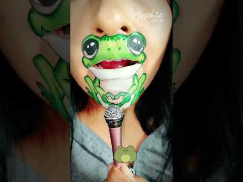 RHENNE - Lara Campos 🐸🎵🎶#faceart #facepainting #laracampos