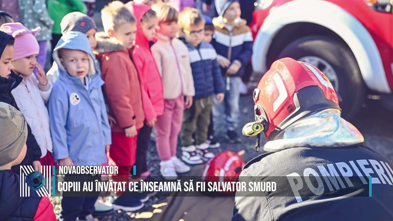Copiii au învățat ce înseamnă să fii salvator SMURD