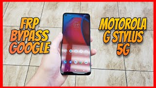 Motorola G Stylus 5G Frp Bypass Google Account Android 11 Works 100%