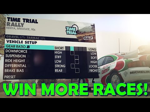 Dirt 3 Tuning/Setup Tutorial