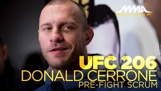 UFC 206: Donald Cerrone Workout Scrum by MMA Fighting
