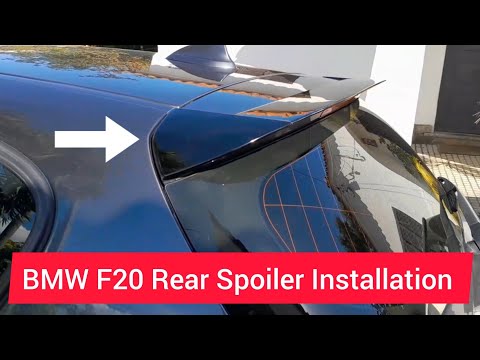 How to Install BMW 1 Series F20/F21 Rear Spoiler M Performance Look!!!