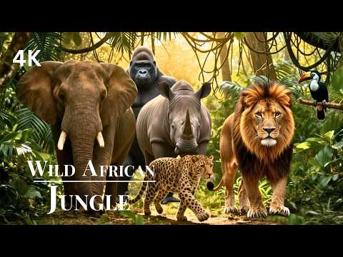 Untamed Africa 4K: Wild African Jungle Animals & Relaxing Music