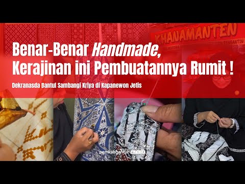 Melihat Rumitnya Pembuatan Batik Tulis Nitik dan Bordir Payet Manten | Jelajah Kriya