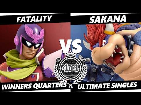 4o4 Smash Night 100 - FURIA| Fatality (Captain Falcon) vs Sakana (Bowser) - Winners Quarter-Final