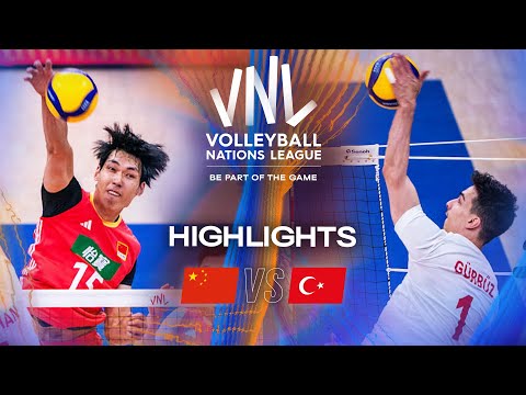 China 🇨🇳 vs. Türkiye 🇹🇷 - Highlights | Week 1 | Men's VNL 2025