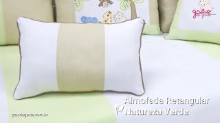 Almofada Retangular Natureza Verde | Ref: 52038