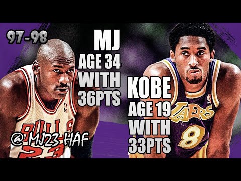 Kobe Byrant vs Michael Jordan Highlight (1997.12.17)-69pts All,How Quick Time Has PASSED!