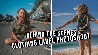 CLOTHING LABEL PHOTOSHOOT | How to take your own photos to sell clothing online