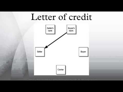 Letter of credit