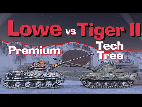 WOT Blitz Face Off || Tiger II vs Löwe