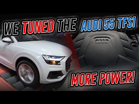 We Did a ECU Tune on the NEW Audi 55 TFSI Engine and the Dyno Loved It!