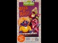 Opening To Sesame Songs Home Video Rock Roll 1990 VHS