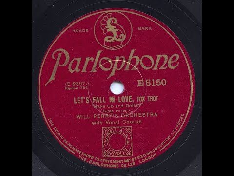 Arthur Rosebery And His Dance Band - Let's Do It, Let's Fall In Love