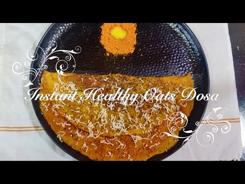 Instant Healthy Oats Dosa in Hindi