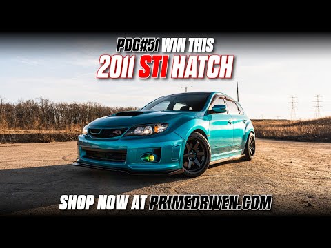 PDG51 - 2011 Subaru STI Hatchback - STI Type RA Engine - Atomic Teal!