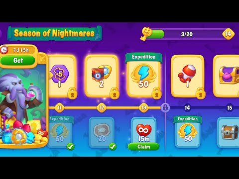 @Fishdom Level 12123 - Super Hard Level 12124. Season of Nightmares Level 13 🔓