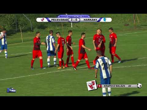 PÉCSVÁRADI SPARTACUS SE - GYÓGYFÜRDŐ HARKÁNY   5 - 0 (1 - 0)