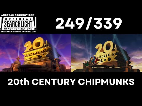 20th Century Fox (2015) synchs to itself sung by Chipmunks | VR #249/SS #339