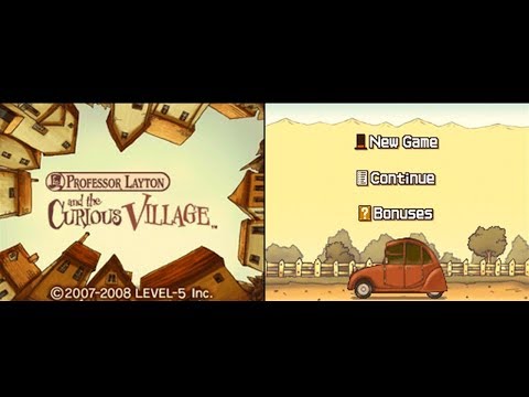 Professor Layton and the Curious Village playthrough ~Longplay~ - YouTube