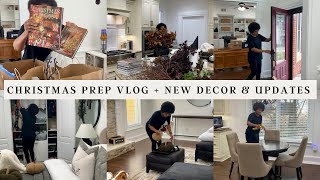 ULTIMATE CHRISTMAS PREP VLOG | GETTING OUR HOME READY FOR THE HOLIDAYS | NEW DECOR & UPDATES #vlog