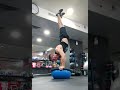 HANDSTAND ON BOSU BALL!
