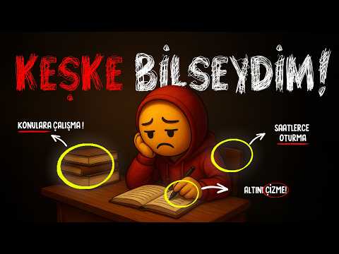 Ders Çalışırken Yaptığın 4 hata! (Keşke Daha Önceden Bilseydim!)