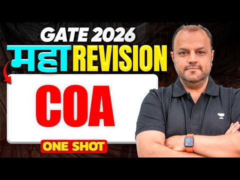 GATE 2026 COA Maha Revision | Computer Organization One Shot | Part 01 | Bharat Acharya Sir