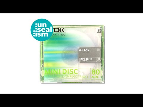 TDK Minidisc Unboxing - MD-C80GEC - 2003 - Made in Japan