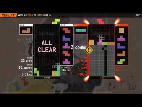 [TETR.IO] Tetra League - Ktros vs Iris9